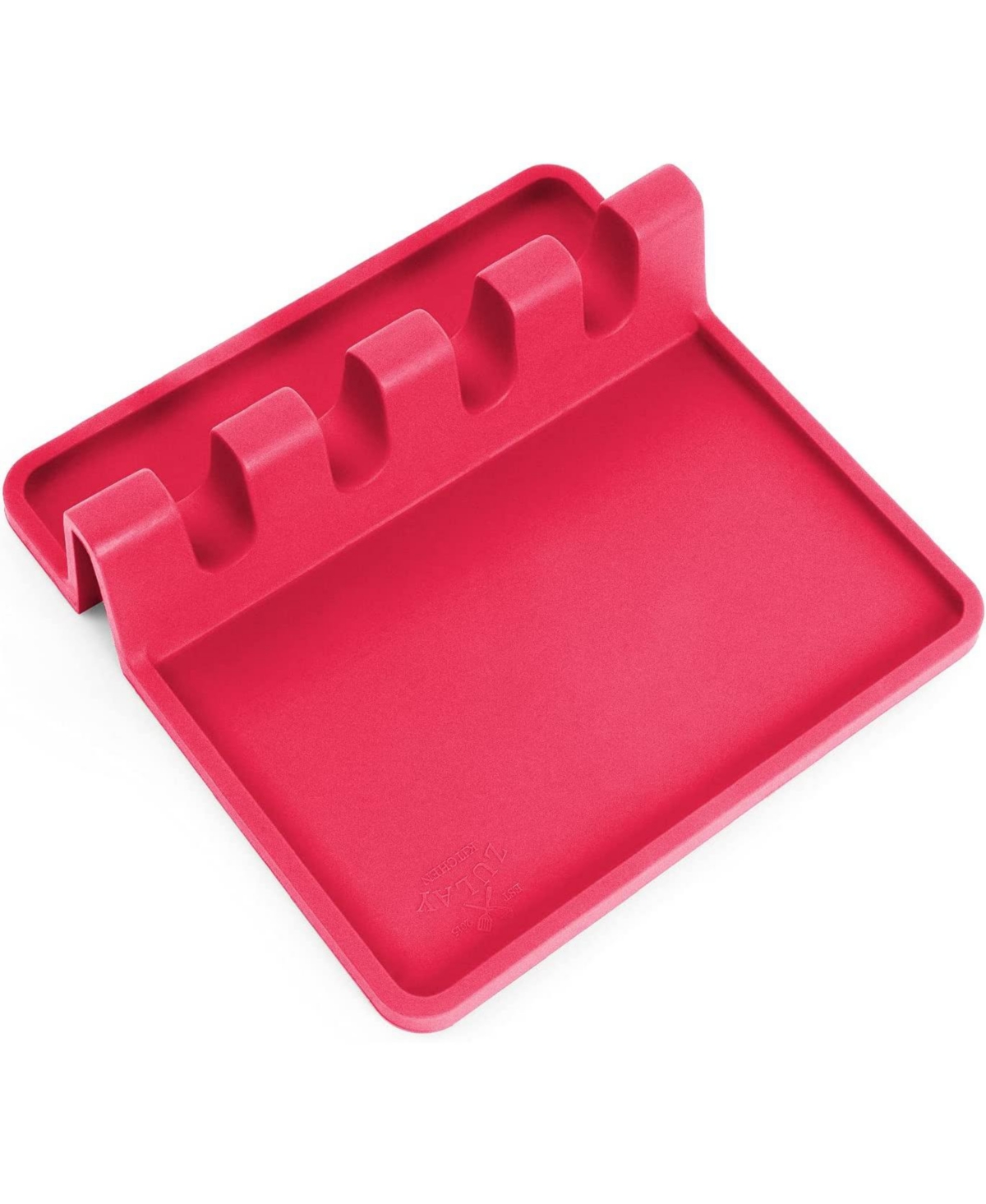 Zulay Kitchen Silicone Utensil Rest with Drip Pad for Multiple Utensils