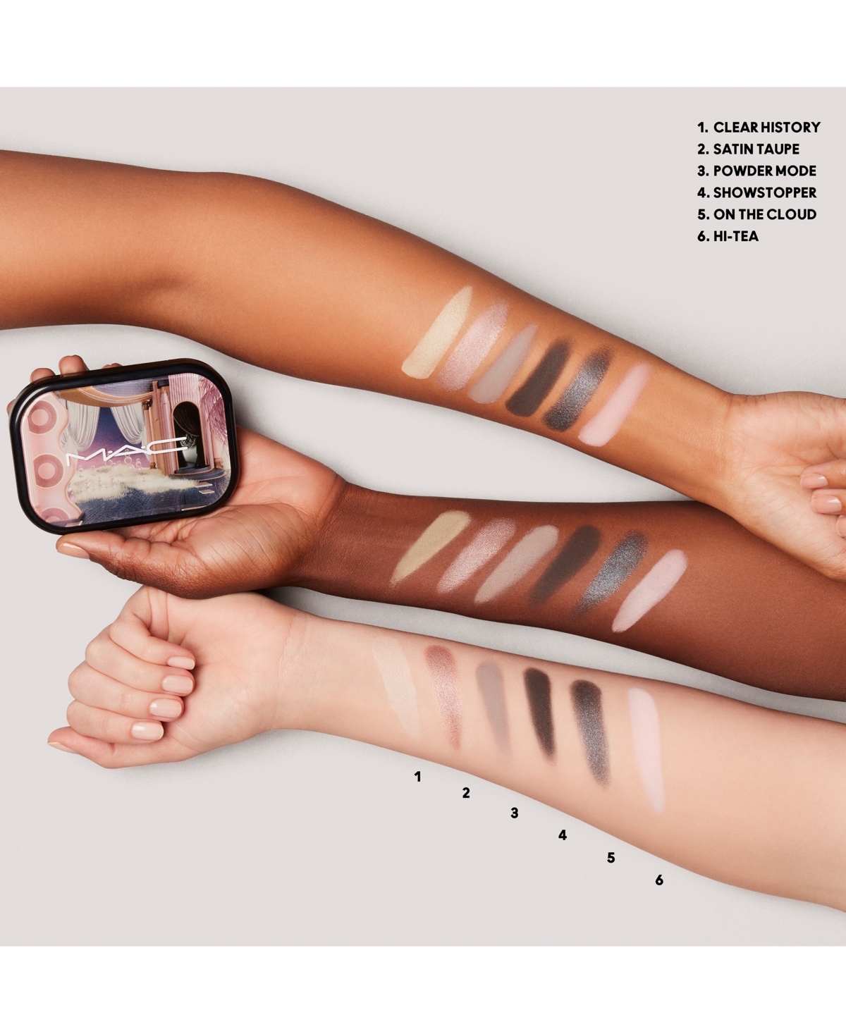Mac Connect In Colour Eye Shadow Palette In Encrypted Kryptonite