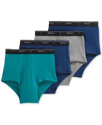 Jockey Men's Classic Collection Full-Rise Briefs 4-Pack - Macy's