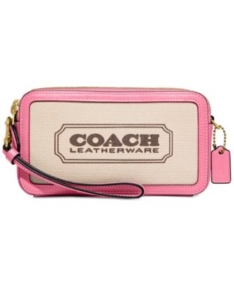 COACH - Kira Small Canvas Double Zip-Top Crossbody