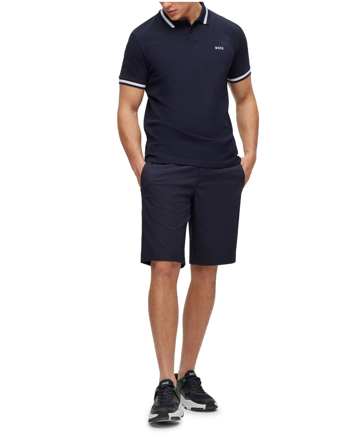 Boss by Hugo Boss Men's Slim-Fit Cotton Blend Shorts