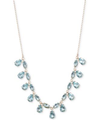 Lauren Ralph Lauren - Gold-Tone Color Stone Statement Necklace, 16" + 3" extender