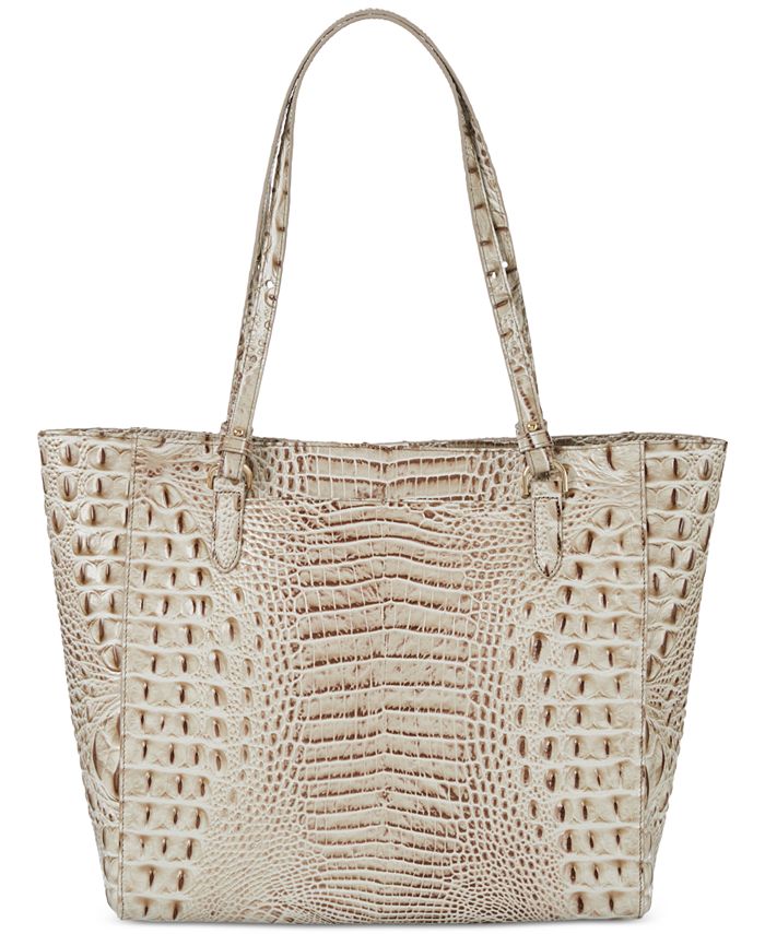 Brahmin April Melbourne Large Embossed Leather Tote - Macy's