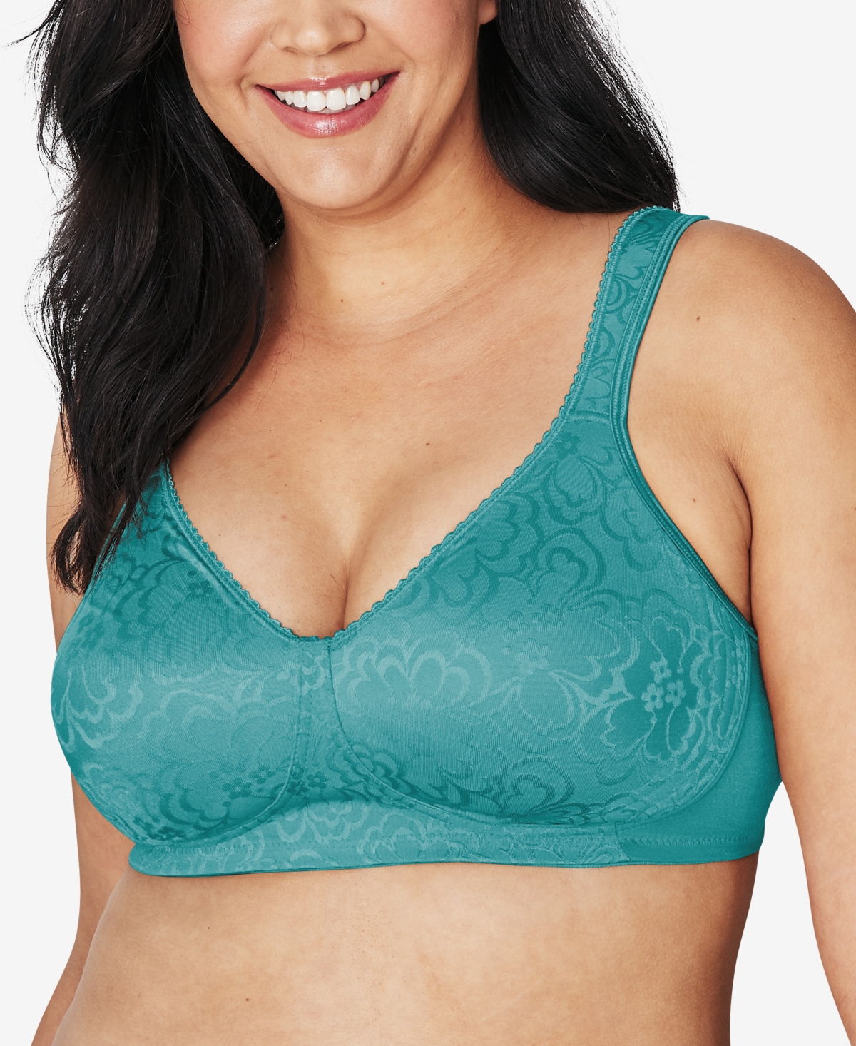 Playtex 18 Hour Ultimate Lift & Support Wirefree Bra-Mother of Pearl,44DDD  at  Women's Clothing store