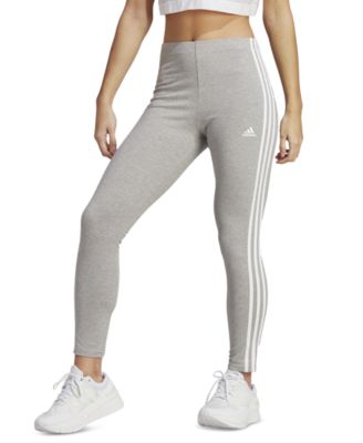 adidas - Women's Essentials High-Waist 3-Stripes Jersey Leggings