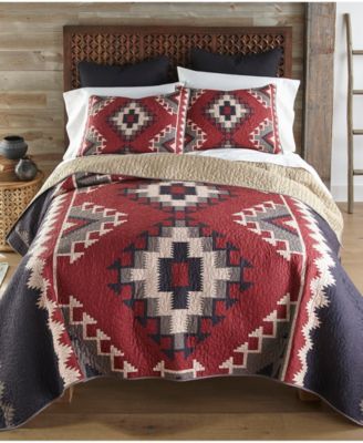 Donna Sharp Mojave Red Quilt Set Collection In Multi