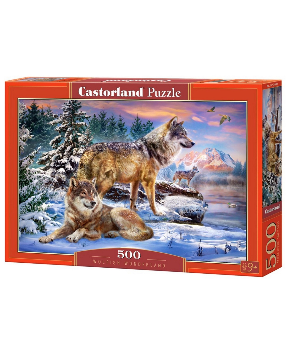 Castorland Wolfish Wonderland Jigsaw Puzzle Set, 500 Piece In Multicolor