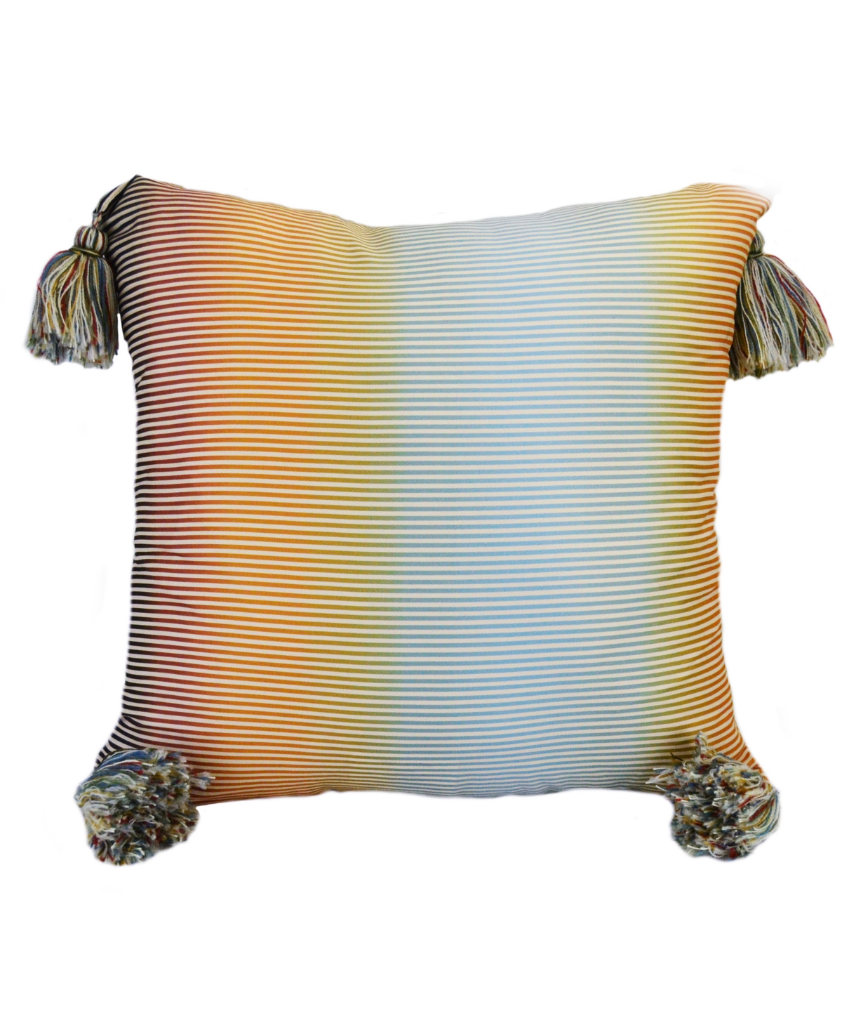 Donna Sharp Natures Collage Ombre Decorative Pillow, 18" X 18" In Multi