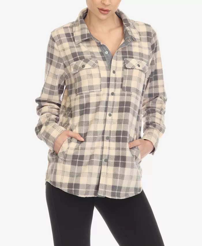 Women's Flannel Plaid Shirt - thumbnail 5