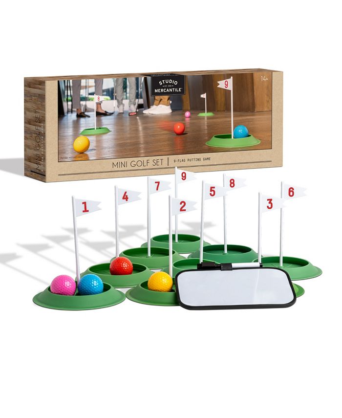 24 Golf Mercantile - Studio Course 9-hole Set, Mini Portable Pieces Custom Macy\'s