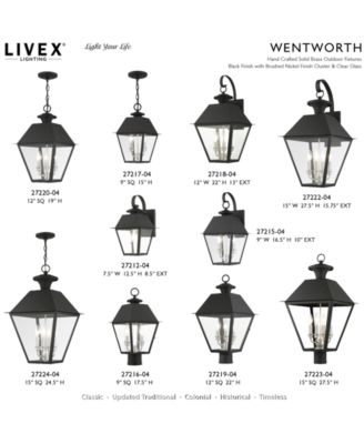 Wentworth 4 Light Outdoor Wall Lantern