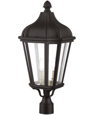 Morgan 3 Light Outdoor Post Top Lantern