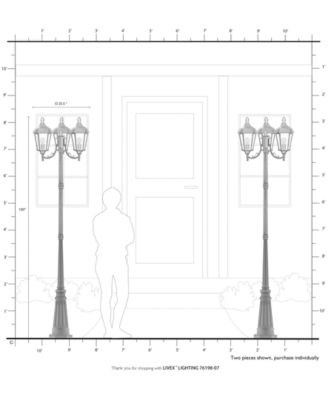 Morgan 3 Light Outdoor Post Light