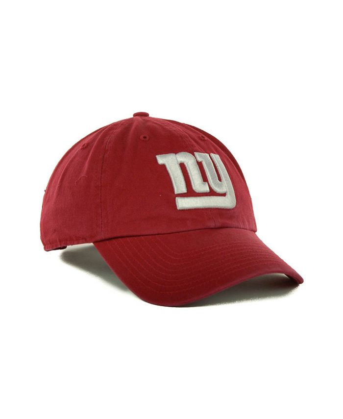 New York Giants Men's '47 Clean Up Adjustable Hat, Red