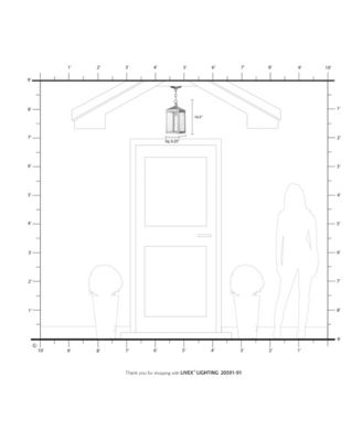 Nyack 1 Light Outdoor Pendant Lantern