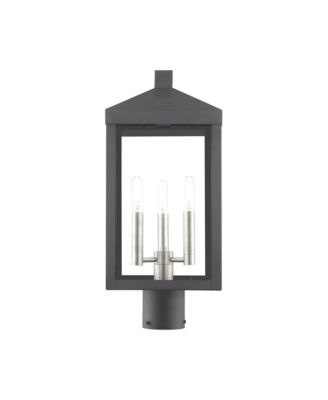 Nyack 3 Light Outdoor Post Top Lantern
