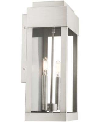 York 2 Light Outdoor Wall Lantern