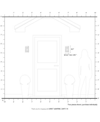 Malmo 1 Light Outdoor ADA Small Sconce