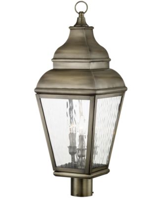Exeter 3 Light Outdoor Post Top Lantern