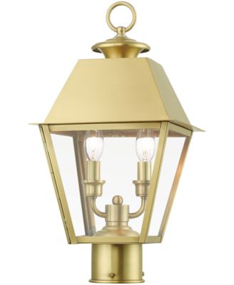 Wentworth 2 Light Outdoor Medium Post Top Lantern