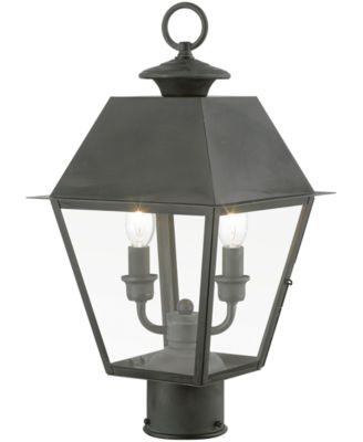 Wentworth 2 Light Outdoor Medium Post Top Lantern