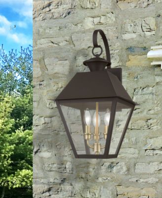 Wentworth 3 Light Outdoor Large Wall Lantern