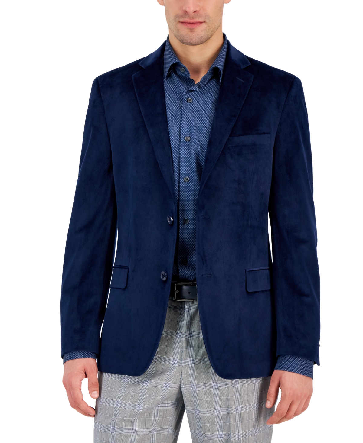 Alfani Men s Slim Fit Solid Velvet Sport Coats Created for Macy s Smart Closet