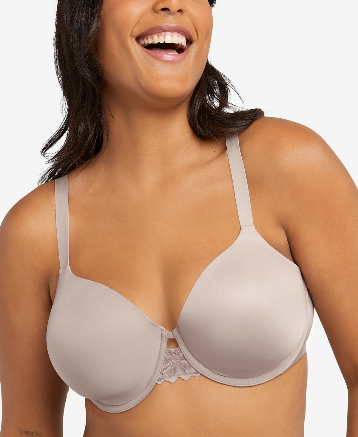 Shop Maidenform One Fab Fit 2.0 T-shirt Shaping Extra Coverage Underwire Bra Dm7549 In Evening Blush