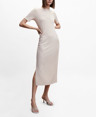 knitted maxi dress uk Elora Strapless Knit Maxi Dress - Lemon main image 0