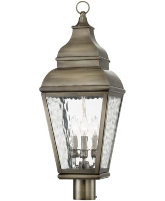 Exeter 3 Light Outdoor Post Top Lantern