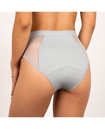 Saalt Women's Leakproof French Cut High Waist Panty - Regular