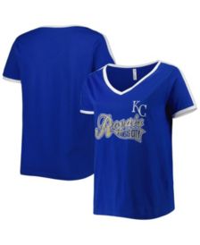 Women's Reyn Spooner White Kansas City Royals scenic Camp Button-Up Shirt Size: Small