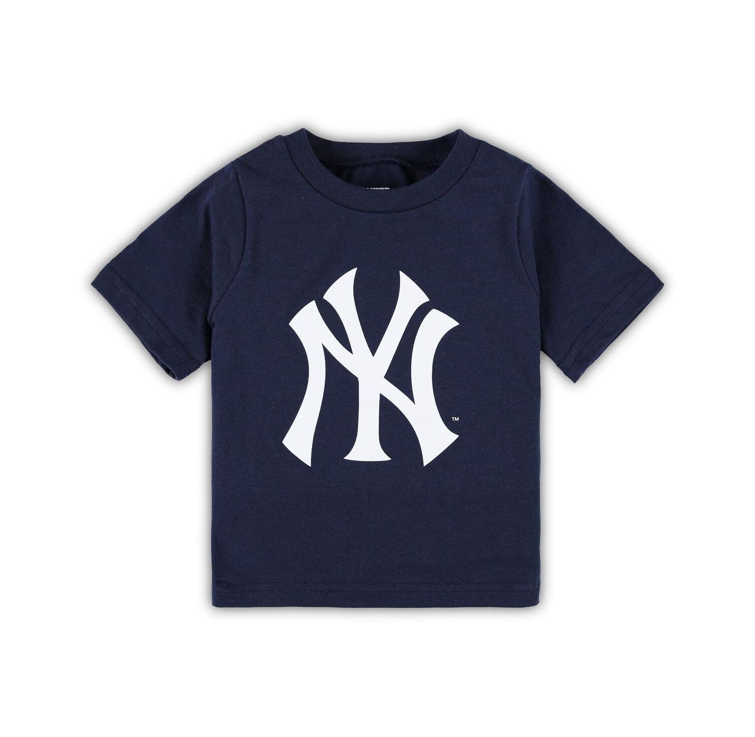 Infant Boys and Girls Navy New York Yankees Team Crew Primary Logo T-shirt