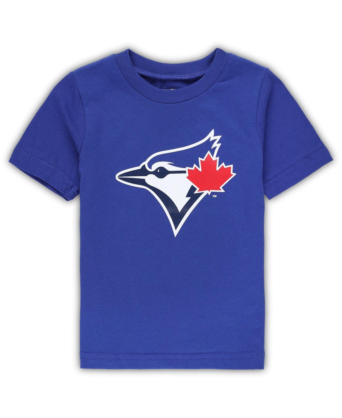 Shop Outerstuff Toddler Boys And Girls Royal Toronto Blue Jays Team Crew Primary Logo T-shirt