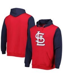 Men's Stitches Red Kansas City Monarchs Negro League Logo Pullover Hoodie Size: Large