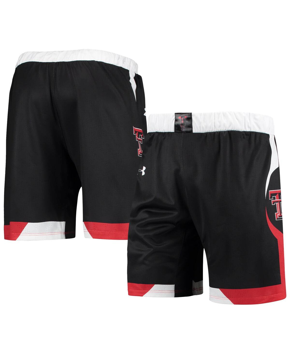 Men's Under ArmourTexas Tech Red Raiders Team Replica Basketball Shorts - Black
