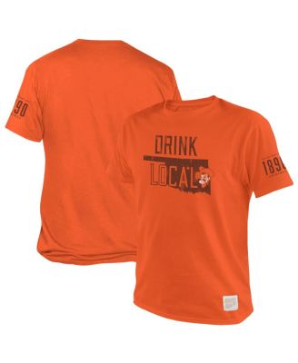 Men's Orange Oklahoma State Cowboys 1890 Original Drink Local T-shirt