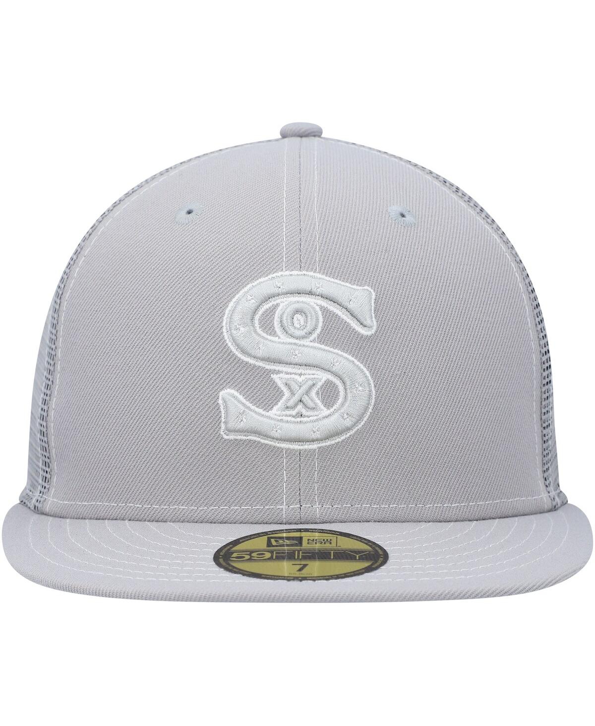Shop New Era Men's  Gray Chicago White Sox 2023 On-field Batting Practice 59fifty Fitted Hat