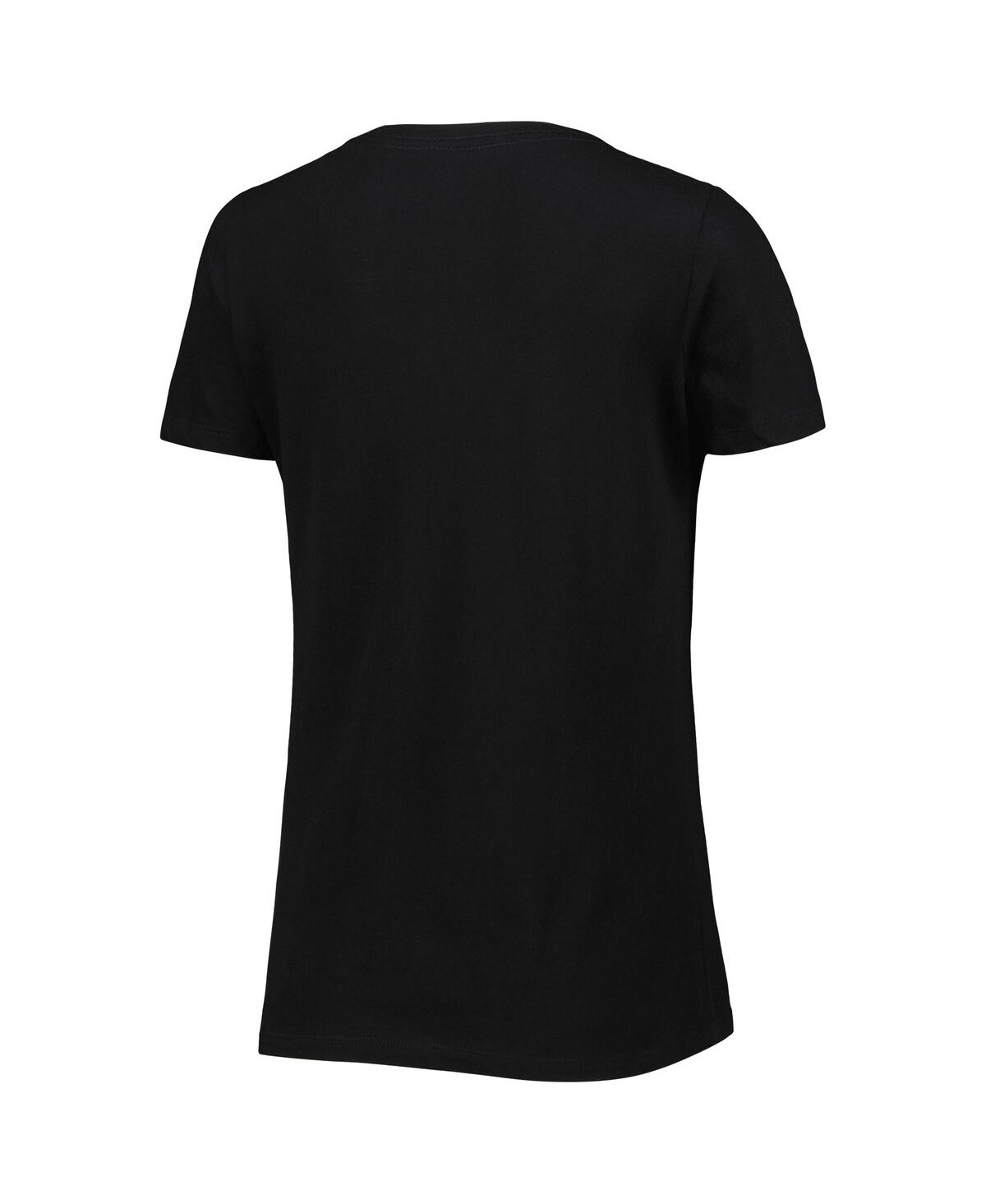 NEW ERA WOMEN'S NEW ERA BLACK CHICAGO WHITE SOX 2022 MLB ALL-STAR GAME HAT HOOK-UP V-NECK T-SHIRT 