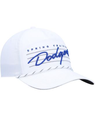 Men's White Los Angeles Dodgers Downburst Hitch Snapback Hat