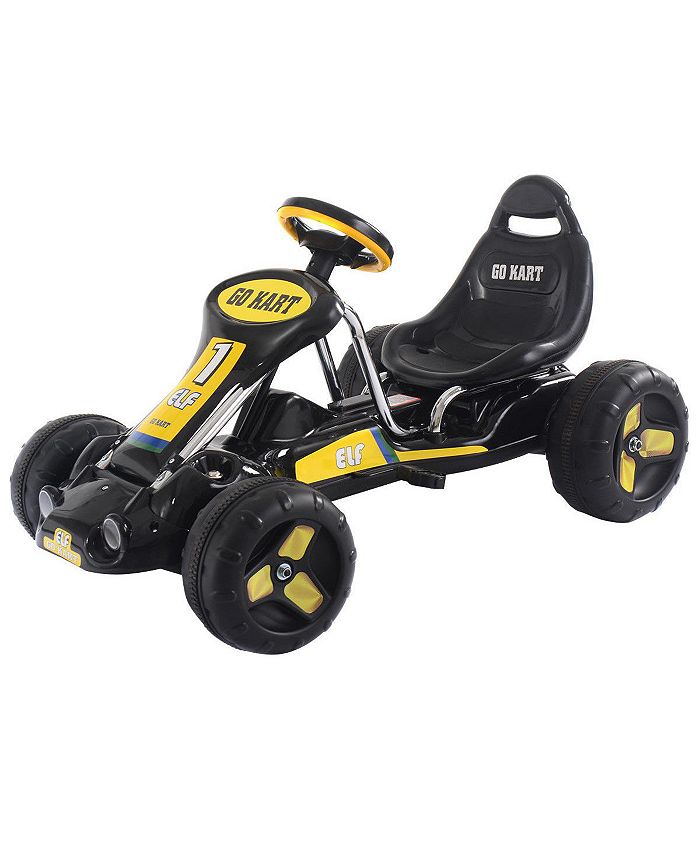 Costway Go Kart Kids Ride On Car Pedal Powered Car 4 Wheel Racer Toy