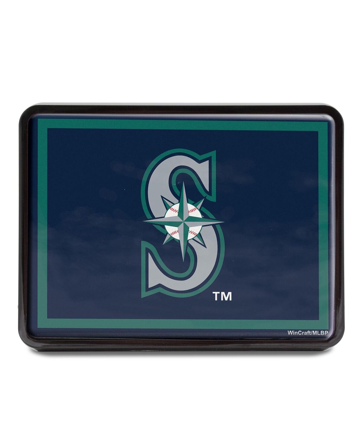Wincraft Seattle Mariners Universal Rectangle Hitch Cover In Navy