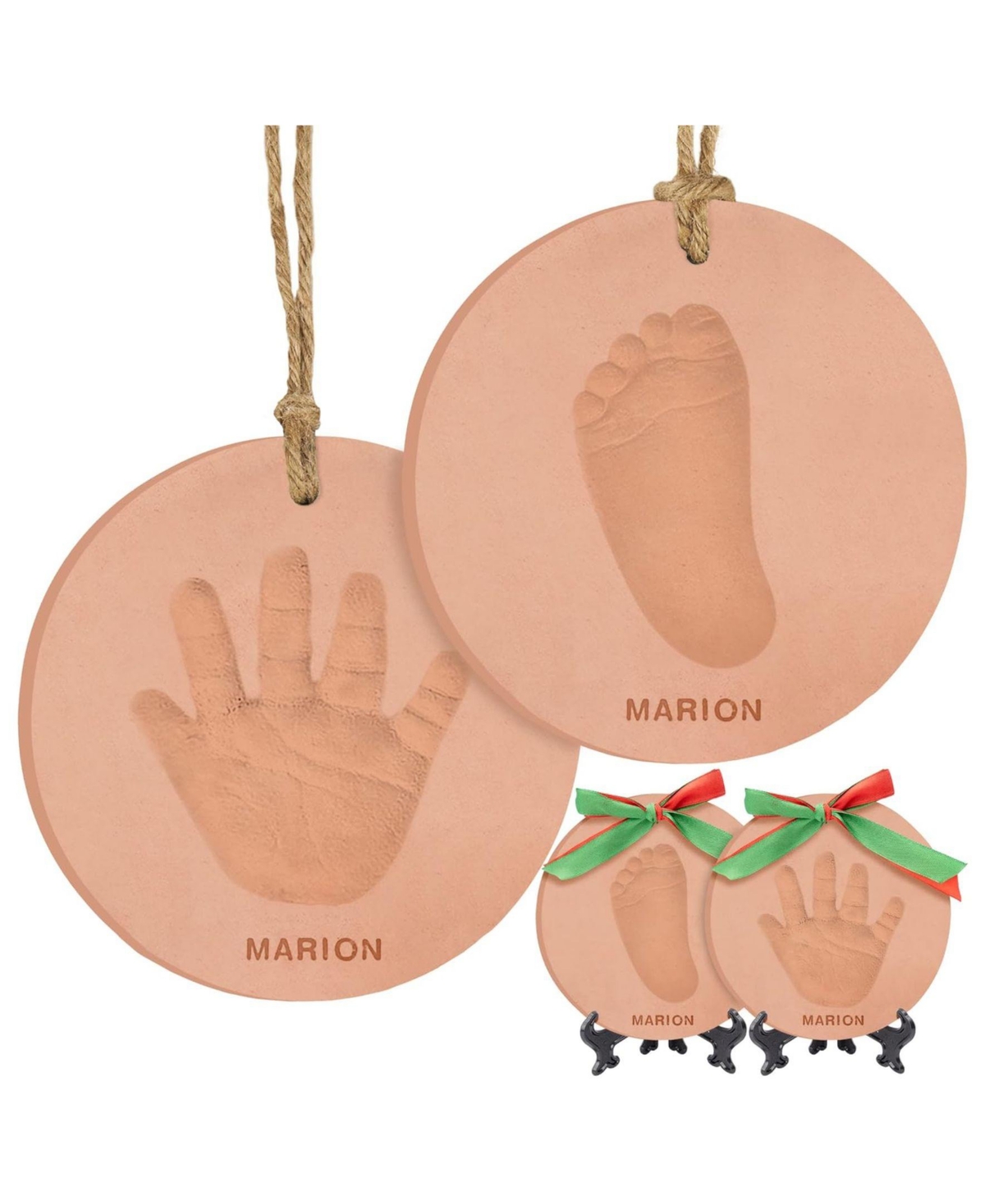 KeaBabies Cherish Baby Hand and Footprint Kit, Dog Paw Print Kit, Baby Handprint Ornament Kit for Newborn, Babies, Boys, Girls