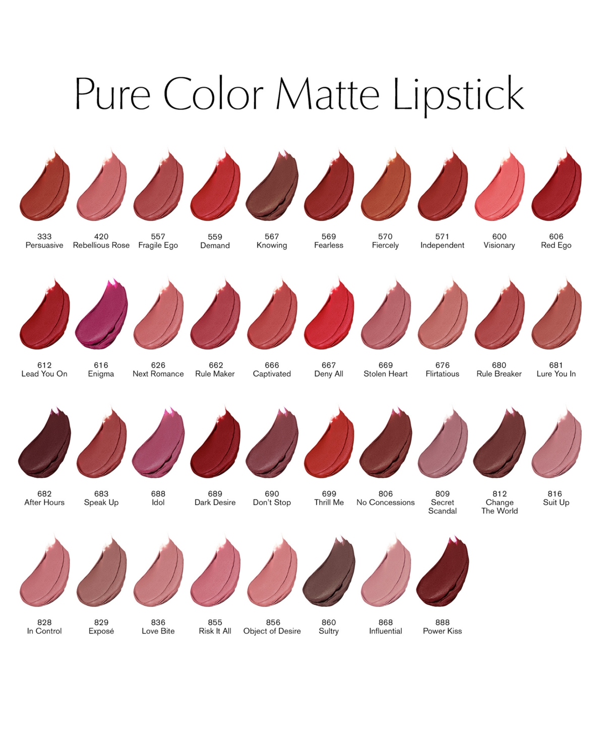 Shop Estée Lauder Pure Color Lipstick, Matte In Power Kiss