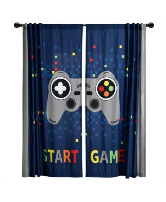Lush Decor Video Games Light Filtering Window Curtain