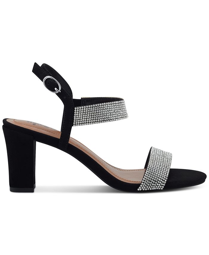 Style & Co Bonitaa Embellished Ankle-Strap Slingback Dress Sandals ...