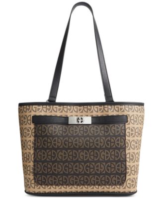Block Signature Pocket Tote, Created for Macy's