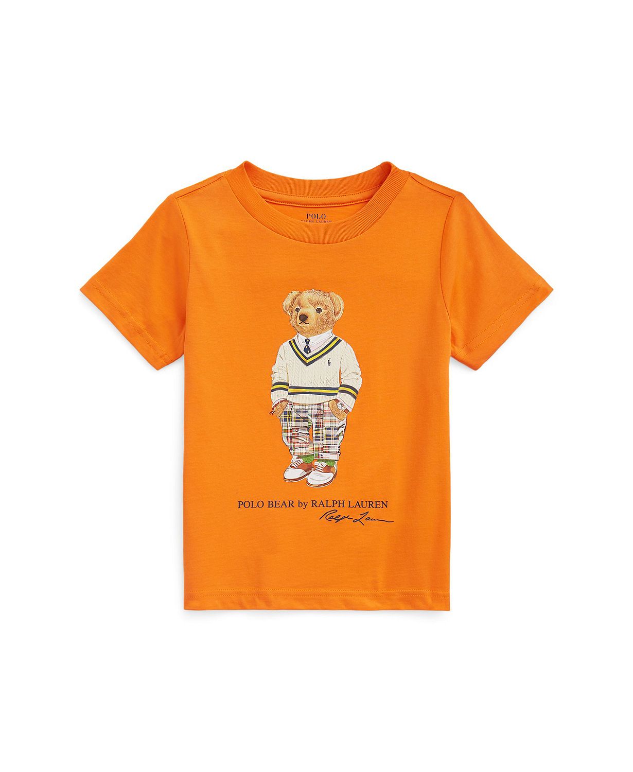 Toddler and Little Boys Polo Bear Cotton Jersey T-shirt