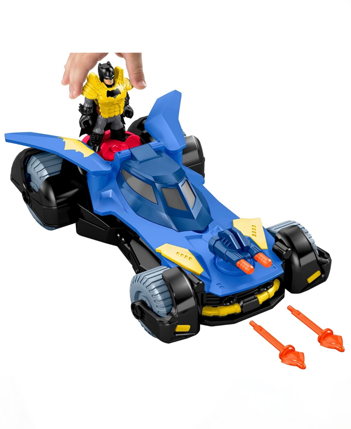 Imaginext Crime Fighting Dc Super Friends Batman Batmobile Playset In Multi