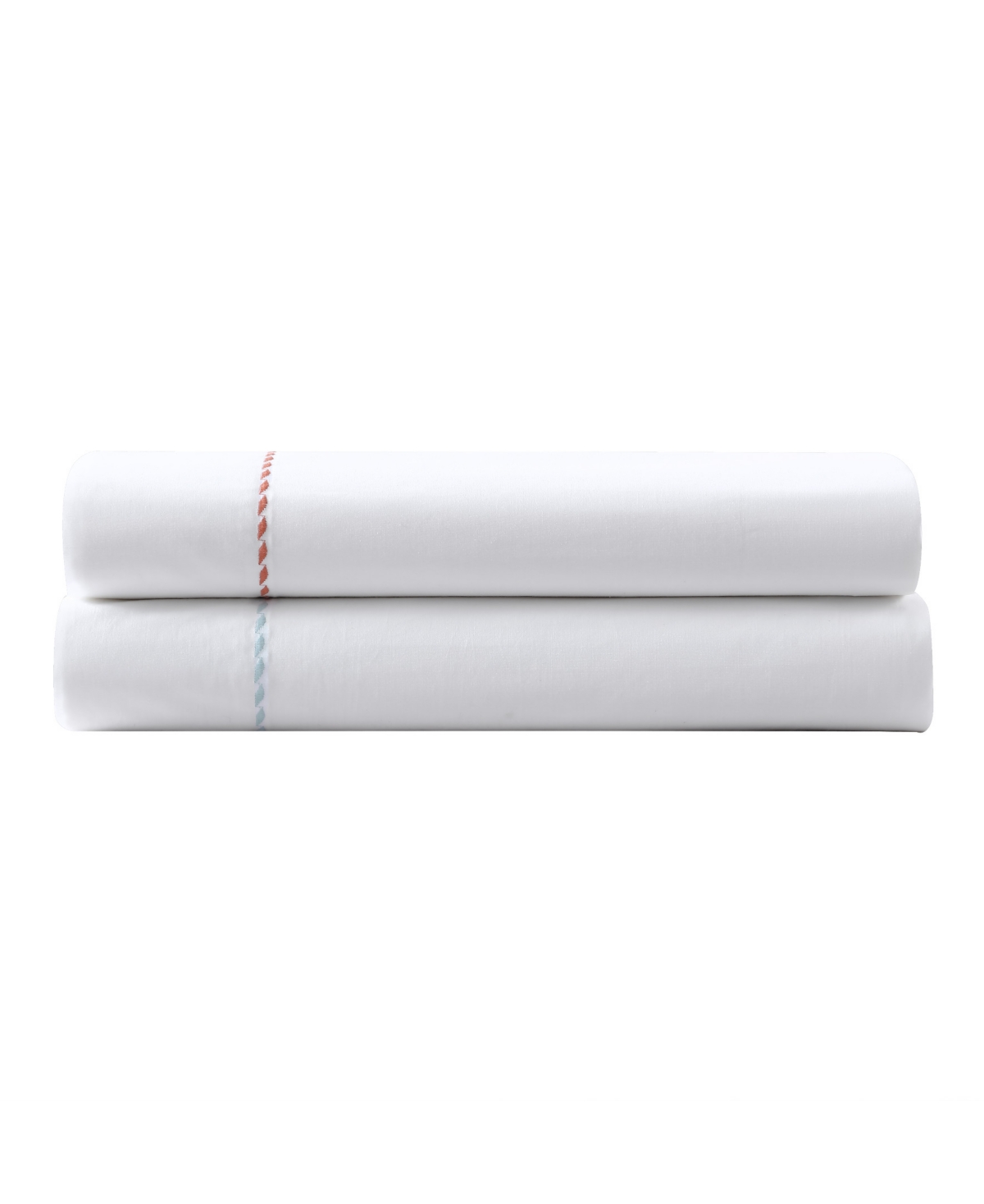 Closeout! Tommy Bahama Home Solid Cotton Percale 4 Piece Sheet Set, - Sun Baked Orange